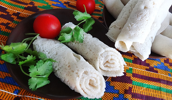 Инджера – традиционный эфиопский хлеб (Traditional Ethiopian Bread Injera)