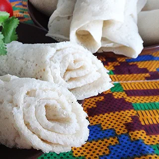 Инджера – традиционный эфиопский хлеб (Traditional Ethiopian Bread Injera)