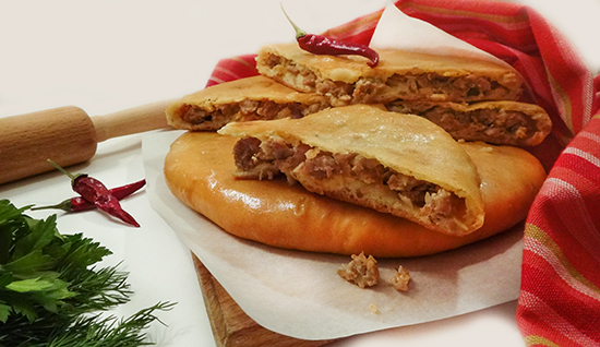 Кубдари – сванский пирог с мясом (Kubdari – ???????)