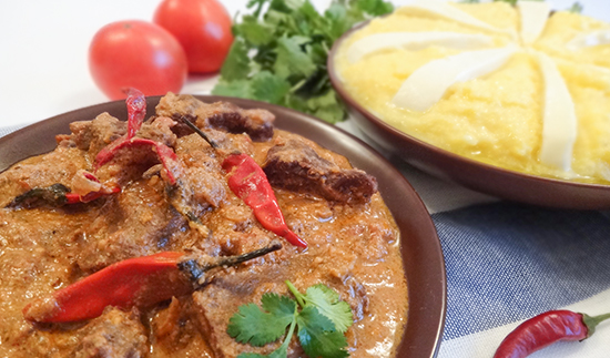 Megrelian Kharcho, гоми, сулугуни