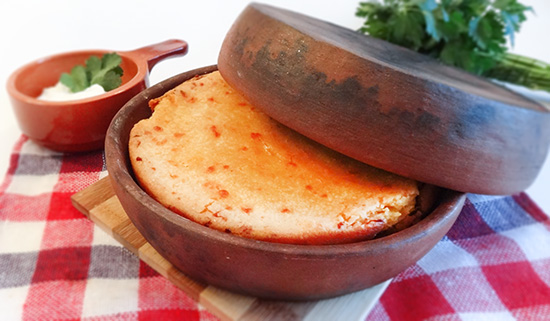 мчади на глиняных сковородках кеци