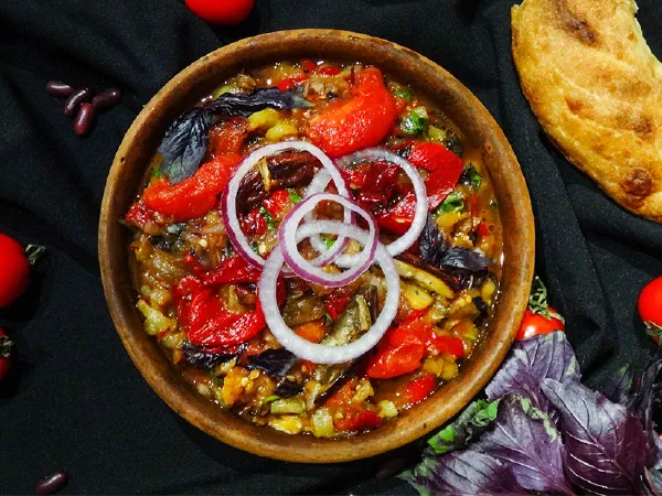 Аджапсандали (Ajapsandali – Georgian Stewed Vegetables)