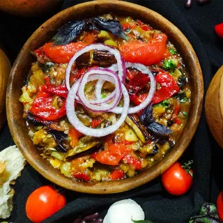 Аджапсандали (Ajapsandali – Georgian Stewed Vegetables)