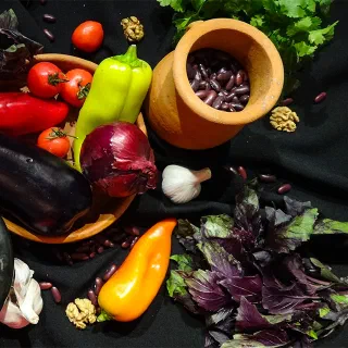 Аджапсандали (Ajapsandali – Georgian Stewed Vegetables)