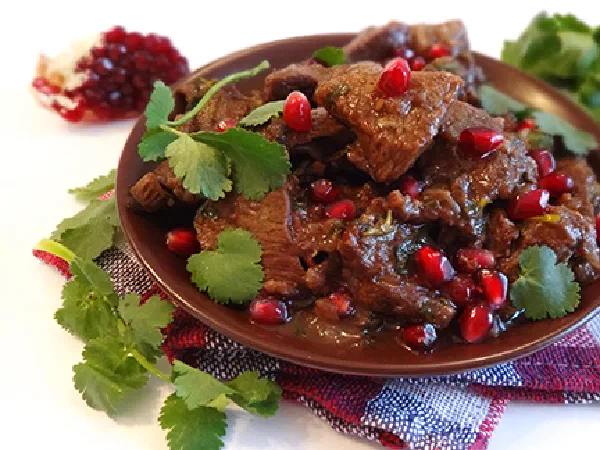 Аджикиани (Beef with Pomegranate «Ajikiani»)