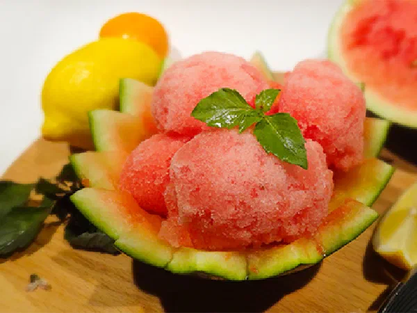 Арбузный сорбе (Sorbetto di Anguria)