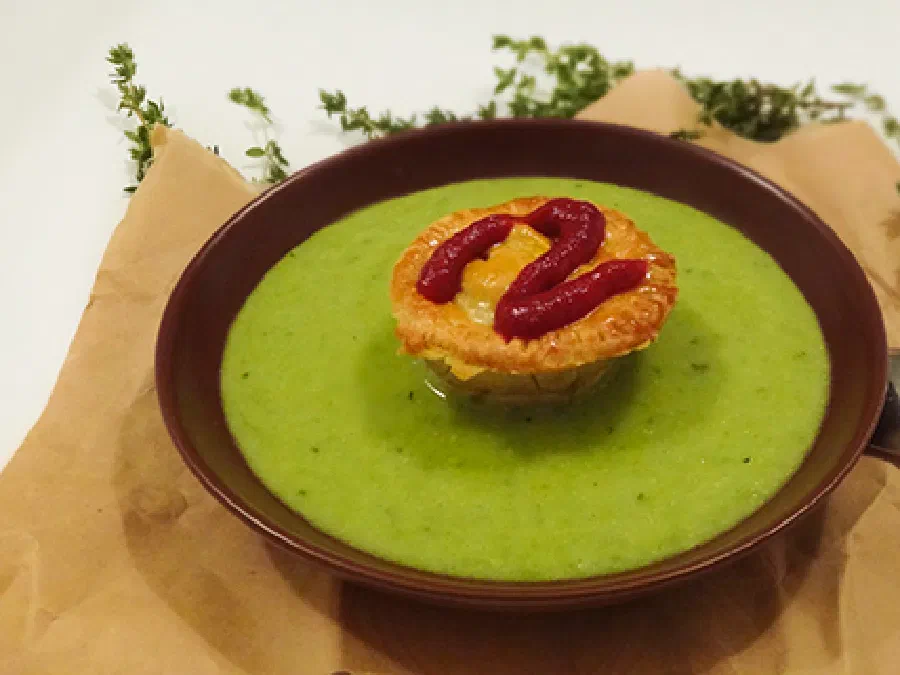 Австралийский плавающий пирог - поплавок (Aussie Pie Floater)