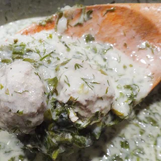 Азербайджанский суп «Довга» (Azerbaijani Soup Dovga )