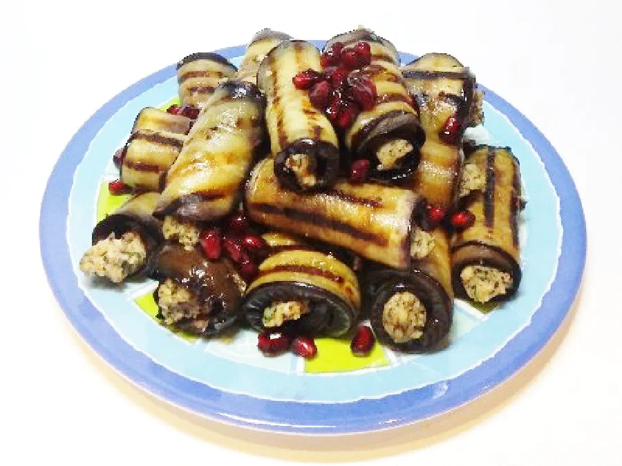 Баклажаны с грецкими орехами