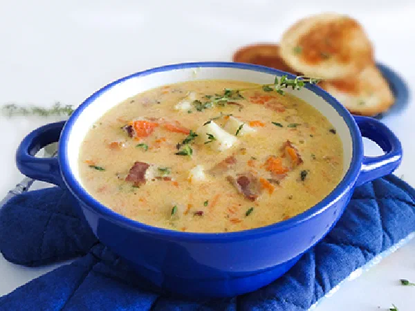 Чаудер с тыквой и треской (Chowder with Pumpkin and Cod)