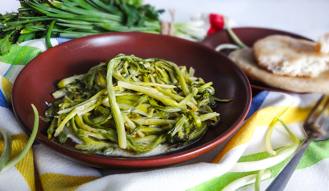 Черемша с молоком (Chechen Ramson in Milk)