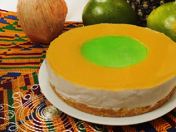 Чизкейк с анноной или сметанным яблоком (Soursop Cheesecake)
