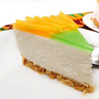 Чизкейк с анноной или сметанным яблоком (Soursop Cheesecake)
