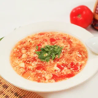 Даньхуатан томатный с яйцом (Egg Drop Soup)