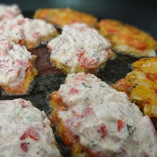 Доматокефтедес (Greek Tomato Fritters - Domatokeftedes)