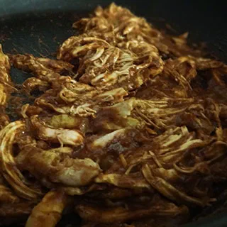 Энмоладас с курицей (Enmoladas de pollo - Chicken mole enchiladas)