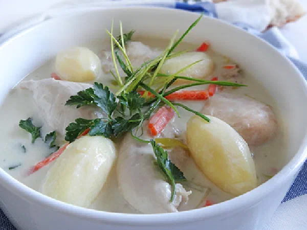 Гентский ватерзой с курицей (Gentse Waterzooi)