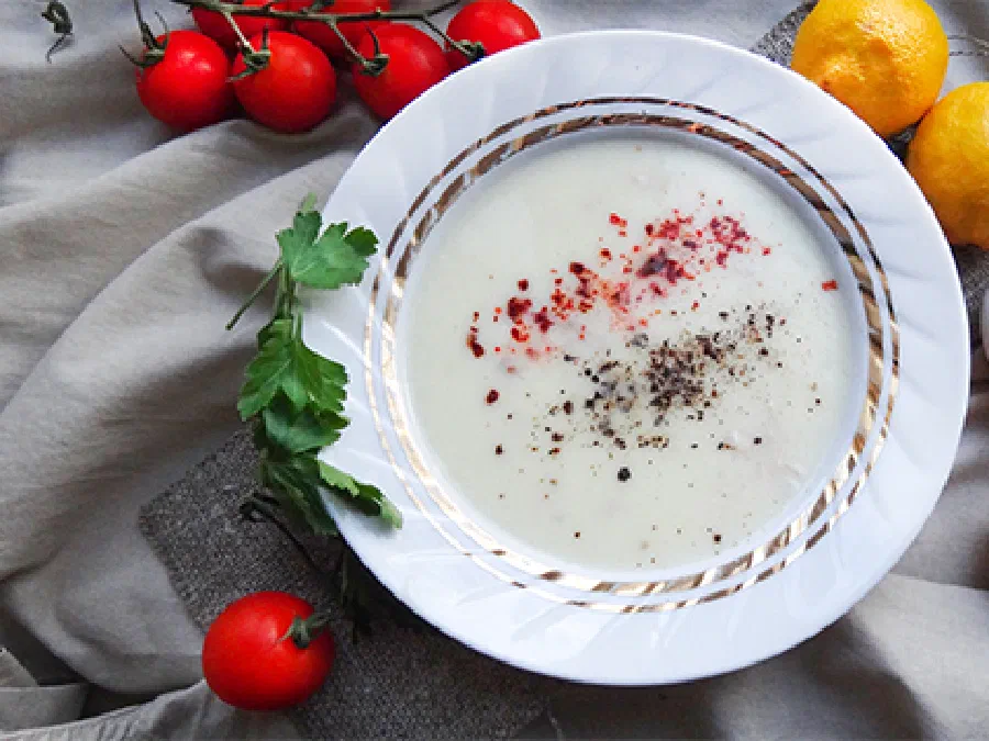 Греческий суп Авголемоно (Avgolemono soup)