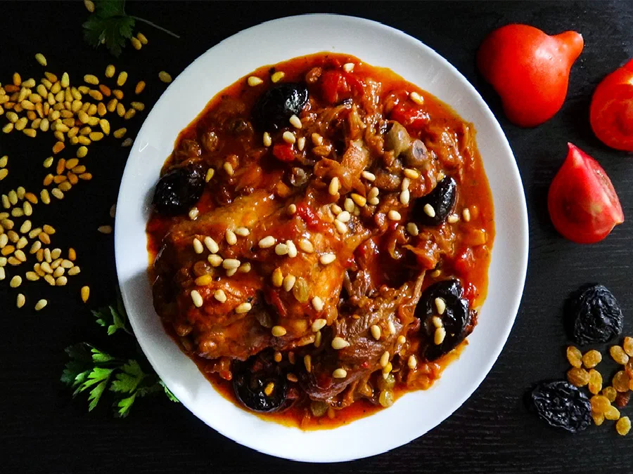 Индейка по-каталонски (Pavo a la Catalana)