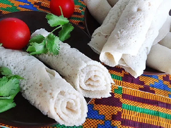 Инджера – традиционный эфиопский хлеб (Traditional Ethiopian Bread Injera)