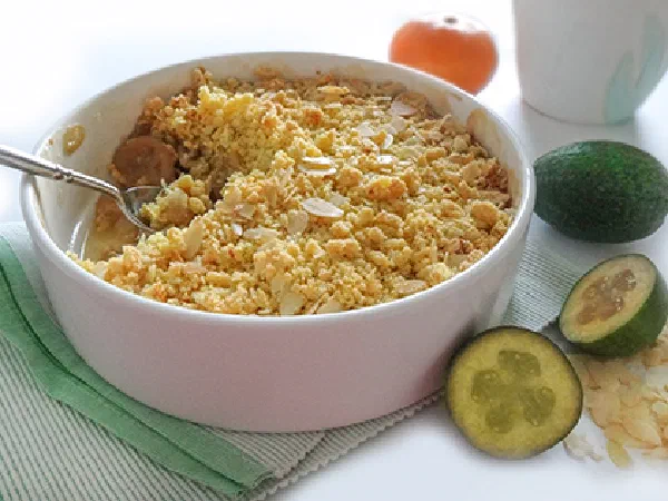 Крамбл с фейхоа (Feijoa Crumble)