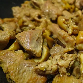 Крамбл с индейкой и эстрагоном (Turkey and Tarragon Crumble)