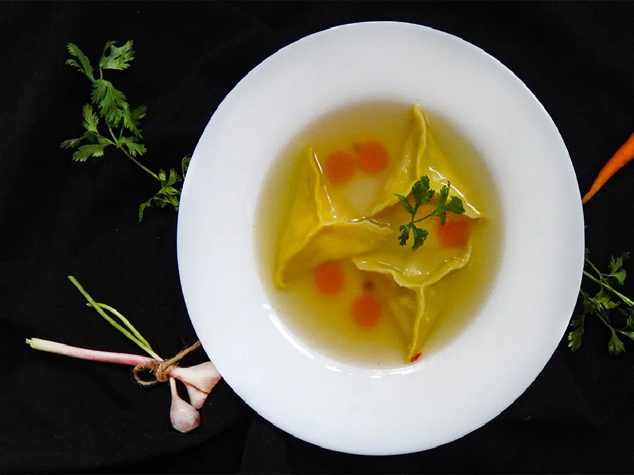 Креплах с курицей (Chicken Kreplach)