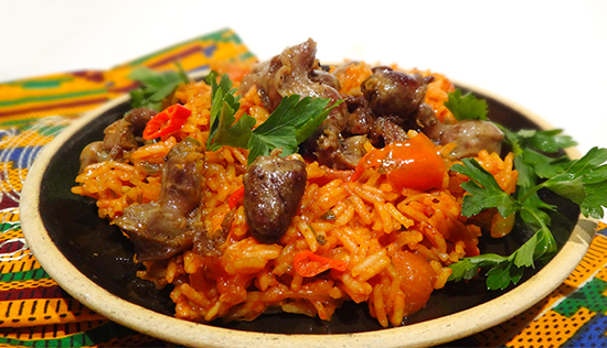 Жолоф райс (Ghana Jollof Rice)