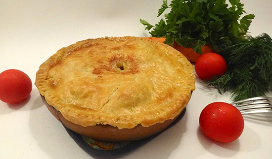 Chicken pie in a clay pan «ketsi»