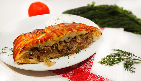 картофельный пирог с кислой капустой (Sauerkraut Potato Pie)