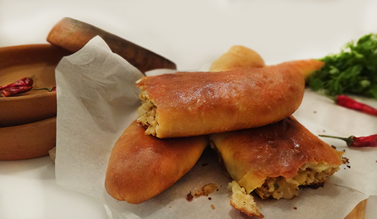 Georgian Bean Bread Lobiani 