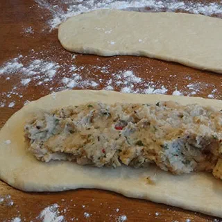 Лобиани (Georgian Bean Bread: Lobiani)