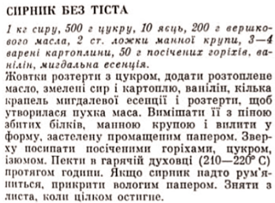Дария Цвек "Сирник без теста"