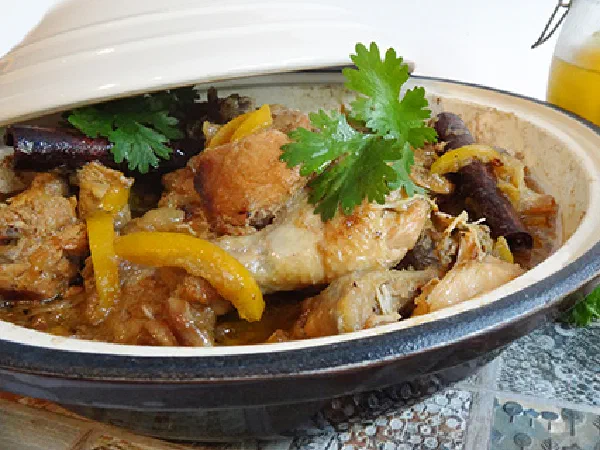 Марокканский тажин из курицы с солёными лимонами (Moroccan Chicken Tagine with Salted Lemons)