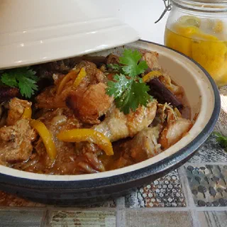 Марокканский тажин из курицы с солёными лимонами (Moroccan Chicken Tagine with Salted Lemons)