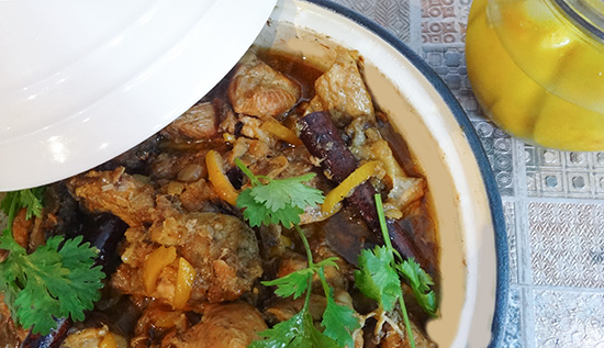 Moroccan Chicken Tagine with Salted Lemons
