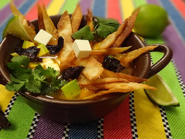 Мексиканский суп «Sopa de Tortilla»