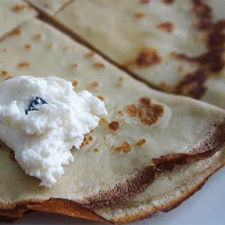 Мули – блинчики с творогом в духовке (Moldovan pancakes – Muli)
