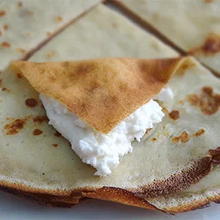 Мули – блинчики с творогом в духовке (Moldovan pancakes – Muli)