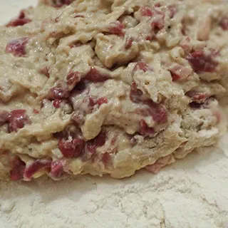 Начинка с куриными потрошками (Big Halusky with Chicken Gizzards, Liver, Heart – «Nachinka»)