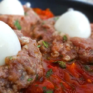 Осетинские котлеты с яйцом