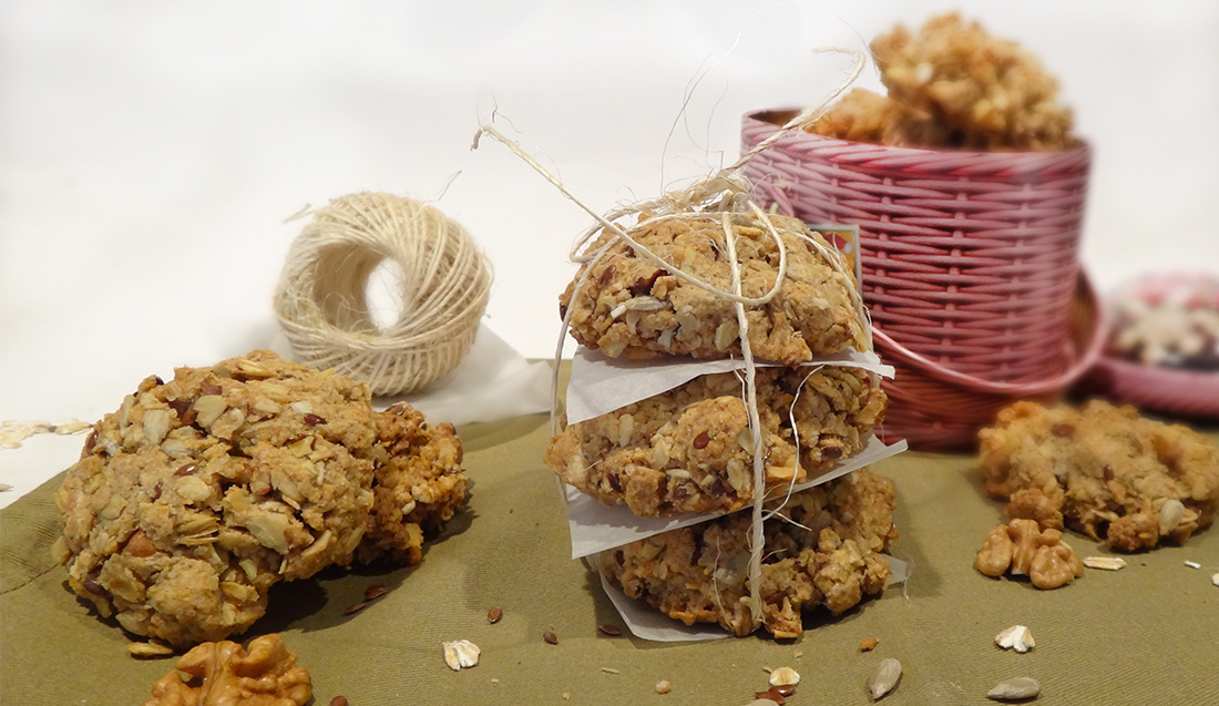 Oatmeal Cookies with Rye Flour