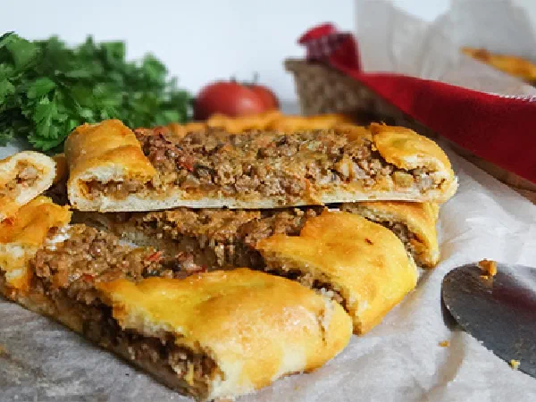 Пиде с мясом (Kiymali Pide)