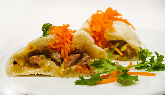 Пигоди с капустой и мясом