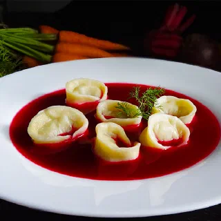 Польский борщик с ушками (Polish Borscht with Dumplings)