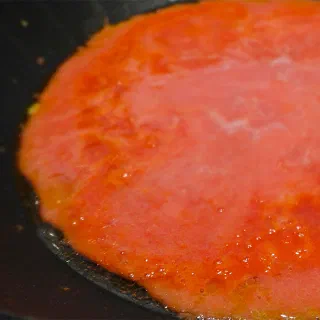 Равиоли с творогом, баклажаном в томатном соусе (Ravioli with Сottage Сheese and Eggplant)