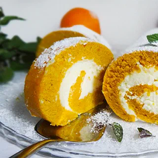 Рулет из тыквы (Pumpkin Roll)