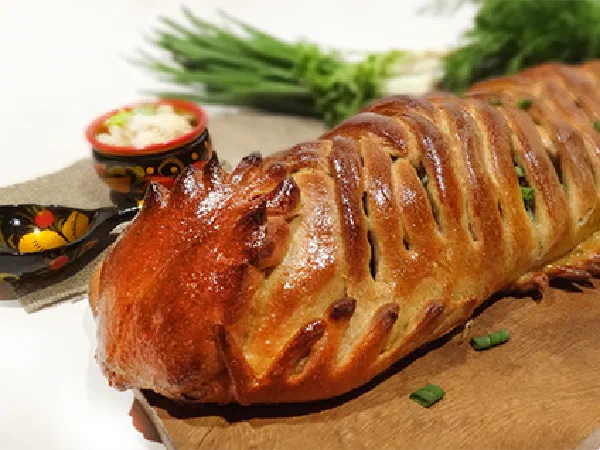 Рыбник – русский пирог с рыбой (Russian fish pie – Rybnik)