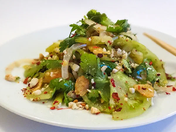 Салат из зеленых помидоров (Green Tomato Salad)