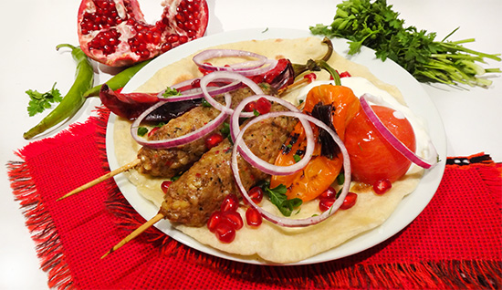Симит кебаб (Lamb Mince Kebabs – Simit Kebab)